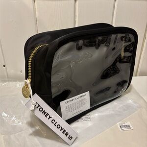 Stoney Clover Lane Clear Front Large Pouch - Noir
